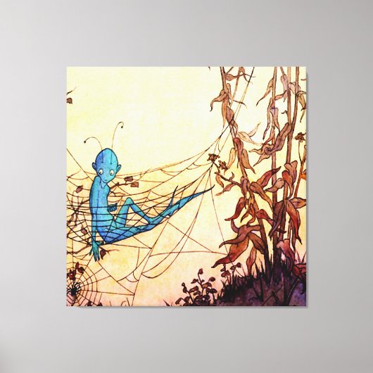 "Cobwebare Fairy Hammocks" von Marjorie Miller Leinwanddruck (Vorderseite)