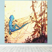 "Cobwebare Fairy Hammocks" von Marjorie Miller Leinwanddruck (Insitu (Holzboden))