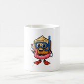 CobyBiscuit – Flamingo Schnorchelausgabe Kaffeetasse (Mittel)