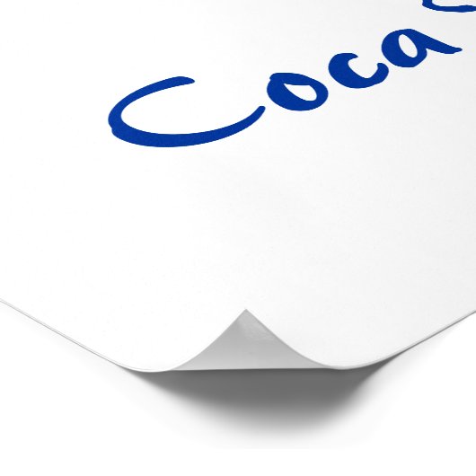 Coca Falls - Puerto Rico Poster (Ecke)