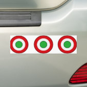 Coccarda Coppa Italien, Italien Autoaufkleber (Auf Auto)