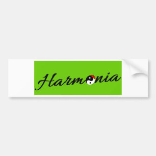 Coccinelle Harmonia zen Autoaufkleber