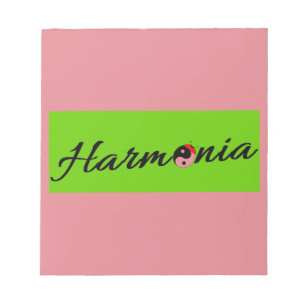 Coccinelle Harmonia zen Notizblock