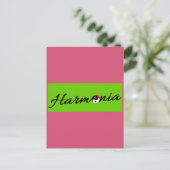 Coccinelle Harmonia zen Postkarte (Stehend Vorderseite)