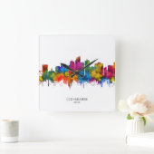 Cochabamba Bolivien Skyline Quadratische Wanduhr (Zuhause)