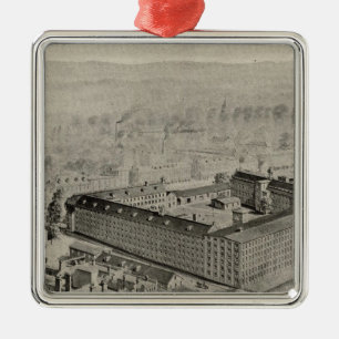 Cocheco Mfg Co Silbernes Ornament