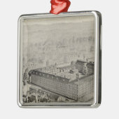 Cocheco Mfg Co Silbernes Ornament (Links)
