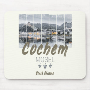 Cochem an der Mosel Deutschland Vintage-Souvenir Mousepad
