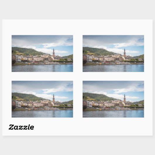 Cochem an der Mosel Rechteckiger Aufkleber (Blatt)