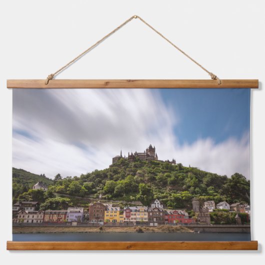 Cochem an der Mosel Wandteppich Mit Holzrahmen (Vorne)