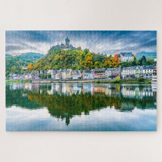 Cochem auf dem Moseltal Deutschland Puzzle (Horizontal)