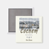 Cochem auf der Mosel Deutschland Vintag Souvenir Magnet (Vorderseite/Rückseite)