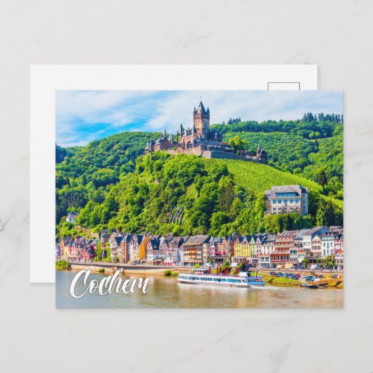 Cochem Castle, Germany Postkarte (Vorne/Hinten)