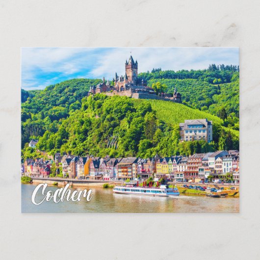Cochem Castle, Germany Postkarte (Vorderseite)