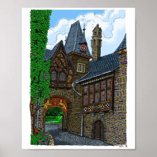 Cochem Castle Poster (Vorne)