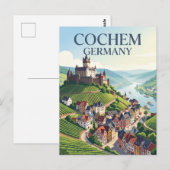 Cochem Deutschland Postkarte (Vorne/Hinten)