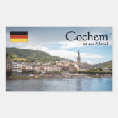 Cochem Deutschland Rechteckiger Aufkleber (Vorderseite)