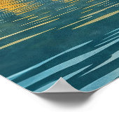 Cochem Deutschland Vintage Reise Poster (Ecke)