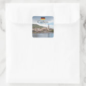Cochem Germany Souvenir Quadratischer Aufkleber (Tasche)
