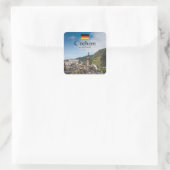Cochem Germany Souvenir Quadratischer Aufkleber (Tasche)