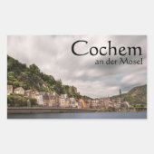 Cochem Mosel Deutschland Rechteckiger Aufkleber (Vorderseite)