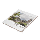 Cochem Moselle Panorama Deutschland Souvenir Fliese (Seite)