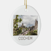 Cochem Moselle Panorama Deutschland Souvenir Keramik Ornament (Rechts)
