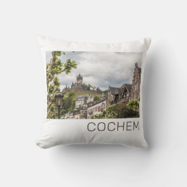 Cochem Moselle Panorama Deutschland Souvenir Kissen