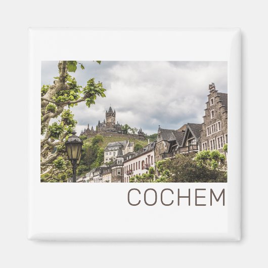 Cochem Moselle Panorama Deutschland Souvenir Magnet (Vorne)
