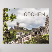 Cochem Moselle Panorama Deutschland Souvenir