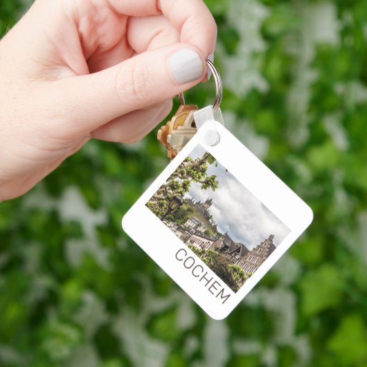 Cochem Moselle Panorama Deutschland Souvenir Schlüsselanhänger (Hand)