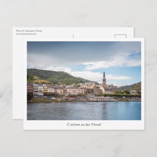 Cochem Moselle Postkarte (Vorne/Hinten)