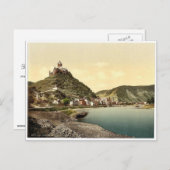 Cochem und Schloss, Moselle, Tal der, Deutschland- Postkarte (Vorne/Hinten)