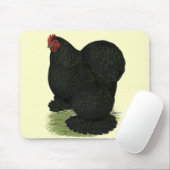Cochin: Black Hen Mousepad (Mit Mouse)