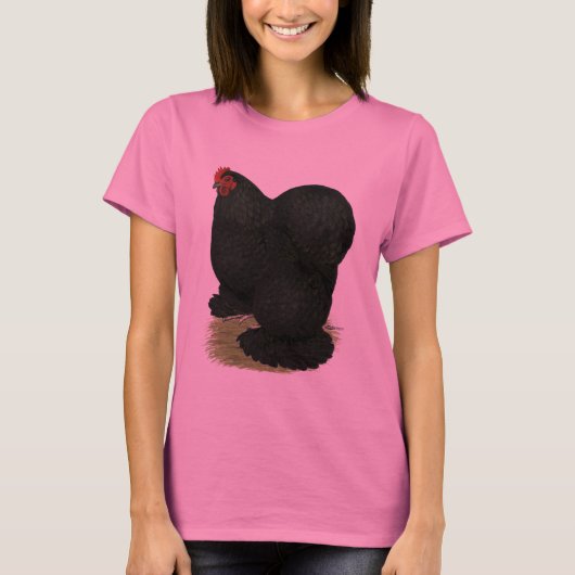 Cochin: Black Hen T-Shirt (Vorderseite)