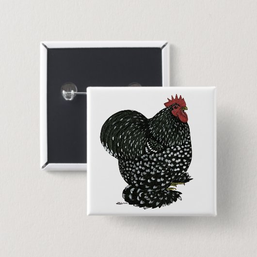 Cochin: Black Mottle Button (Vorne & Hinten)