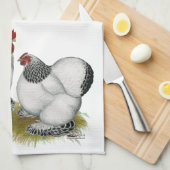 Cochin Columbian Bantams Geschirrtuch (Viertel Falte)