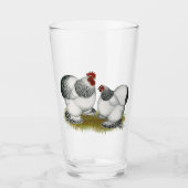 Cochin Columbian Bantams Glas (Vorderseite)