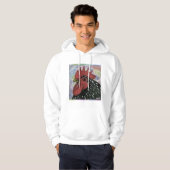 Cochin: Dekorativer Roosterkopf Hoodie (Vorne ganz)