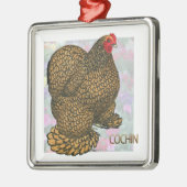 Cochin_Hen Silbernes Ornament (Links)