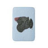 Cochin: Mottled Rooster Badematte (Vorderseite Vertikal)