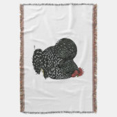 Cochin: Mottled Rooster Decke (Vorderseite Vertikal)