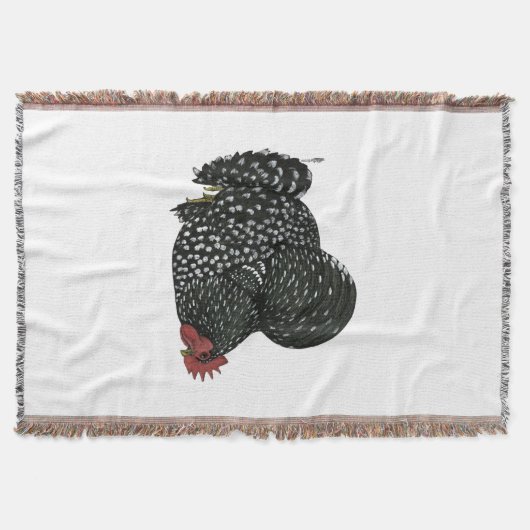 Cochin: Mottled Rooster Decke (Vorderseite)