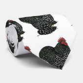 Cochin: Mottled Rooster Krawatte (Gerollt)