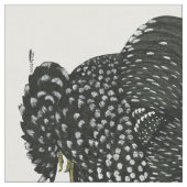 Cochin: Mottled Rooster Stoff (Nahaufnahme)