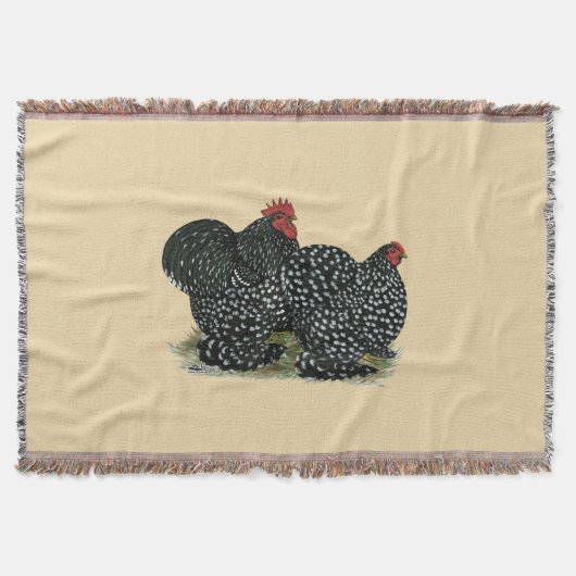 Cochin Mottles Chickens Decke (Vorderseite)