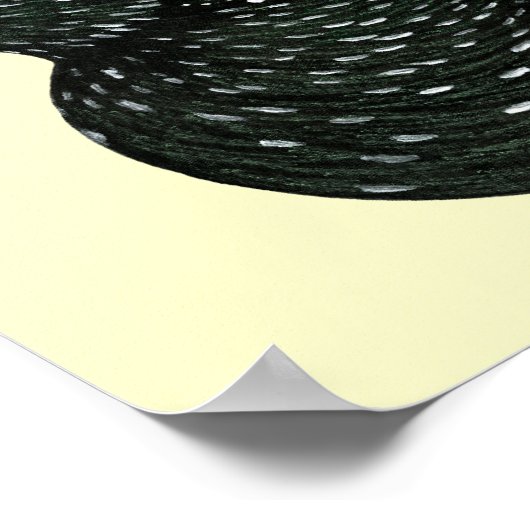 Cochin Mottles Chickens Poster (Ecke)