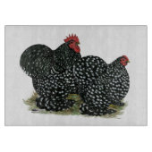 Cochin Mottles Chickens Schneidebrett (Vorderseite)