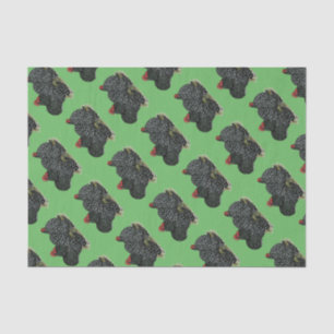 Cochin Mottles Chickens Seidenpapier