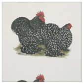 Cochin Mottles Chickens Stoff (Muster)